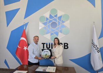Enerjisa Toroslar Elektrik Mersin Bölge Müdürü Tayfun Sevindik TÜİOSB’yi Ziyaret Etti
